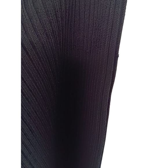 Nicholas Sheath V-neck Long Cut Out Sleeves Dress in Black SZ M $395 - Picture 12 of 15